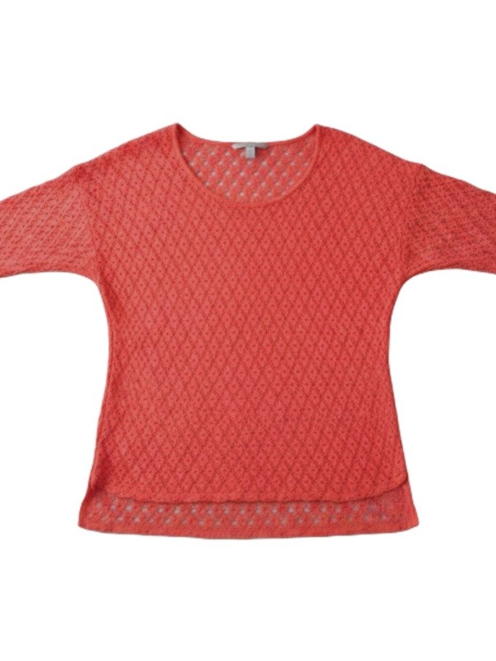 Valerie Stevens Blouse Women XL Crochet Lace Knit Sheer Boho Beach Festival Top